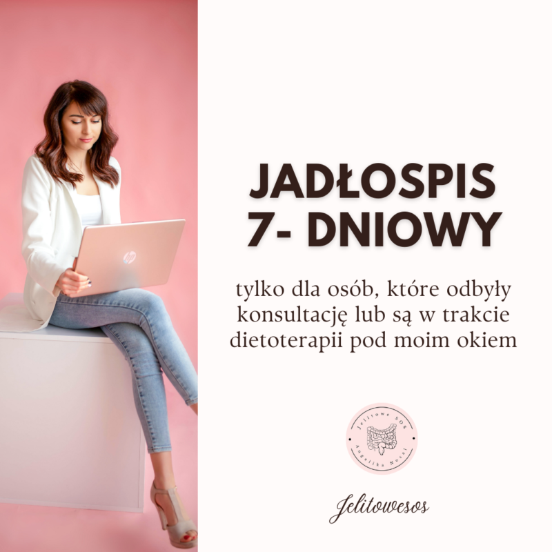 Indywidualny 7-dniowy jadłospis